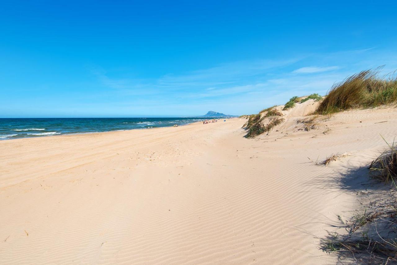 Acogedor Apartamento Junto Al Mar Oliva Esterno foto