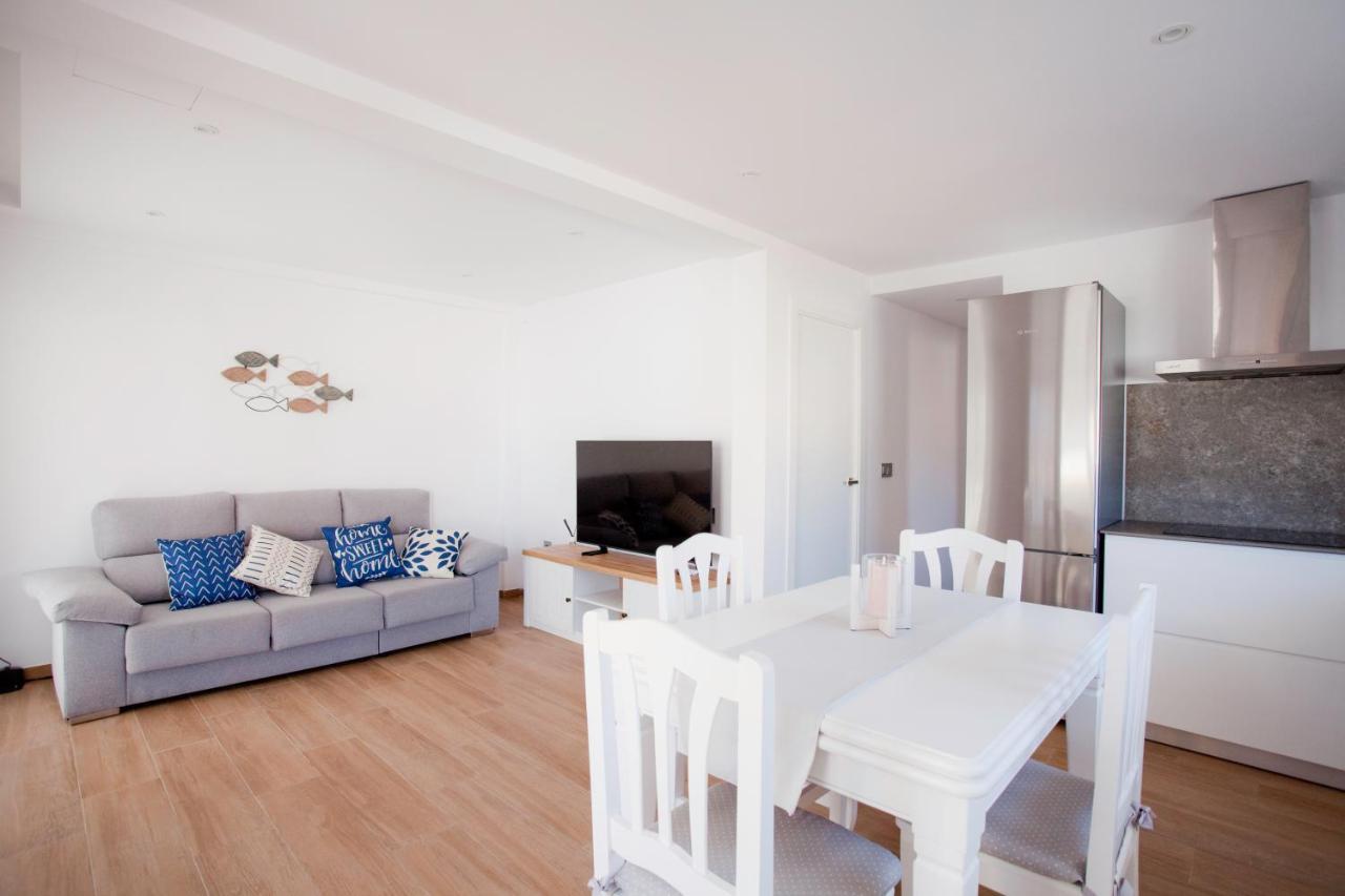 Acogedor Apartamento Junto Al Mar Oliva Esterno foto